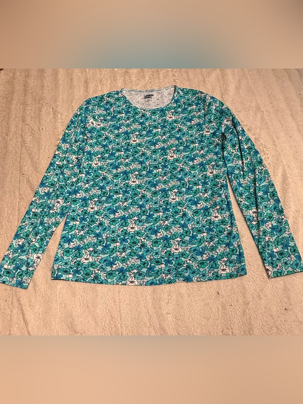 Women's Lands' End UPF 50 Long
Sleeve Rash Guard